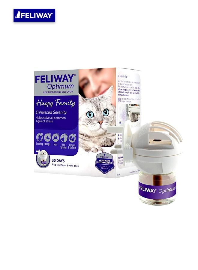 Feliway معطر هواء أمثل وعبوة إعادة تعبئة - 48 مل - Image 1