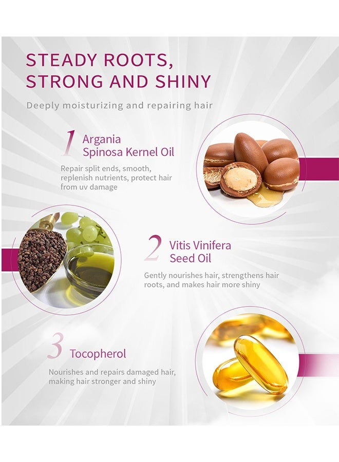 RtopR Moroccan Hair Essential Oil  Repair and Strengthen Damaged Hair Roots, No Shampoo Hair Mask, Moisturize Hair Care Essence - 35ML - Image 4