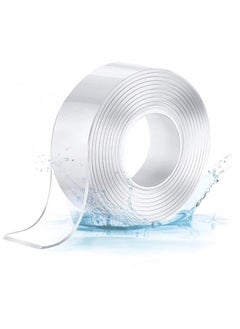 AIWANTO 2 Pack Nano Tape Double Sided Heavy Duty (3 Meter) Carpet Tape Multipurpose Mounting Tape Strong Sticky Adhesive Tape Removable Transparent Wall Hanging Tape  - Image 2