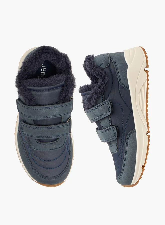 Juniors Boys Hook & Loop Ankle School Sneakers