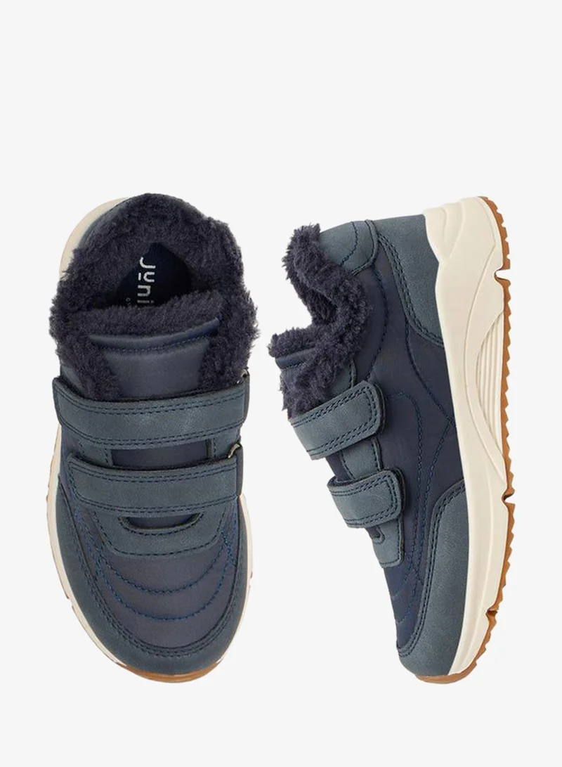 Juniors Boys Hook & Loop Ankle School Sneakers