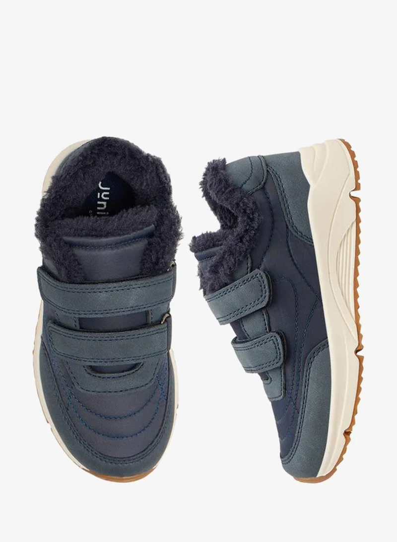 جونيورز Boys Hook & Loop Ankle School Sneakers