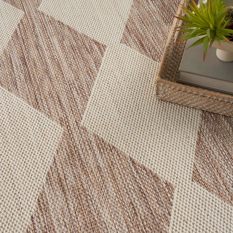 Nourison Home Positano Beige 5' x 7' Area Rug - Easy Clean, Non Shedding, Bed Room, Living Room, Dining Room, Kitchen (5' x 7') - Image 5
