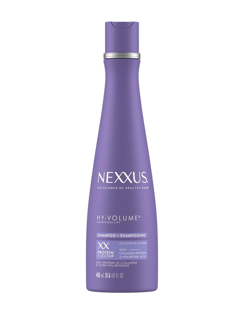 Nexxus Nexxus HY-VOLUME Weightless Lift Shampoo PROTEIN FUSION with Collagen Protein & Hyaluronic Acid For Flat & Limp Hair for 48 Hours of Volume 13.5 Fl Oz - Image 1