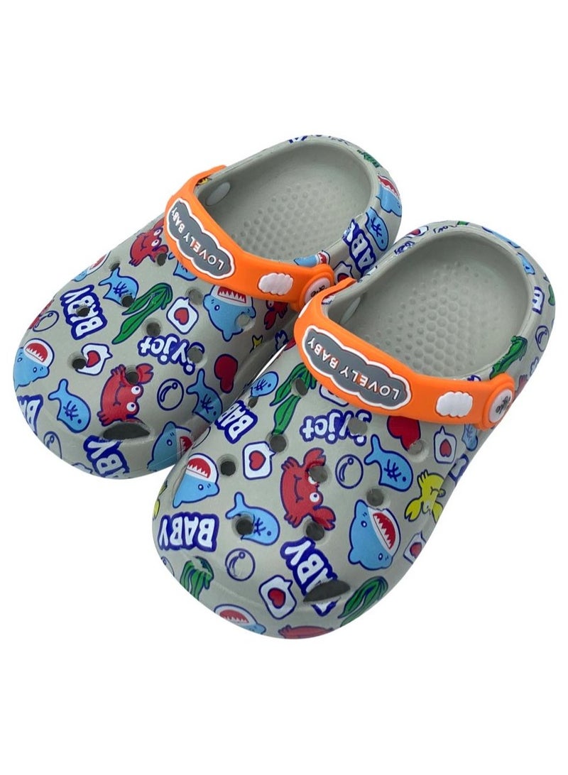 Style Kids Anti Slip Cartoon Printed Sandals And Clogs Slippers - Image 3