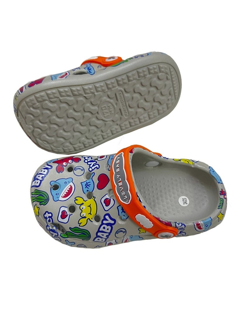 Style Kids Anti Slip Cartoon Printed Sandals And Clogs Slippers - Image 5