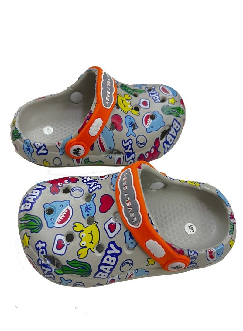 Style Kids Anti Slip Cartoon Printed Sandals And Clogs Slippers - Image 4