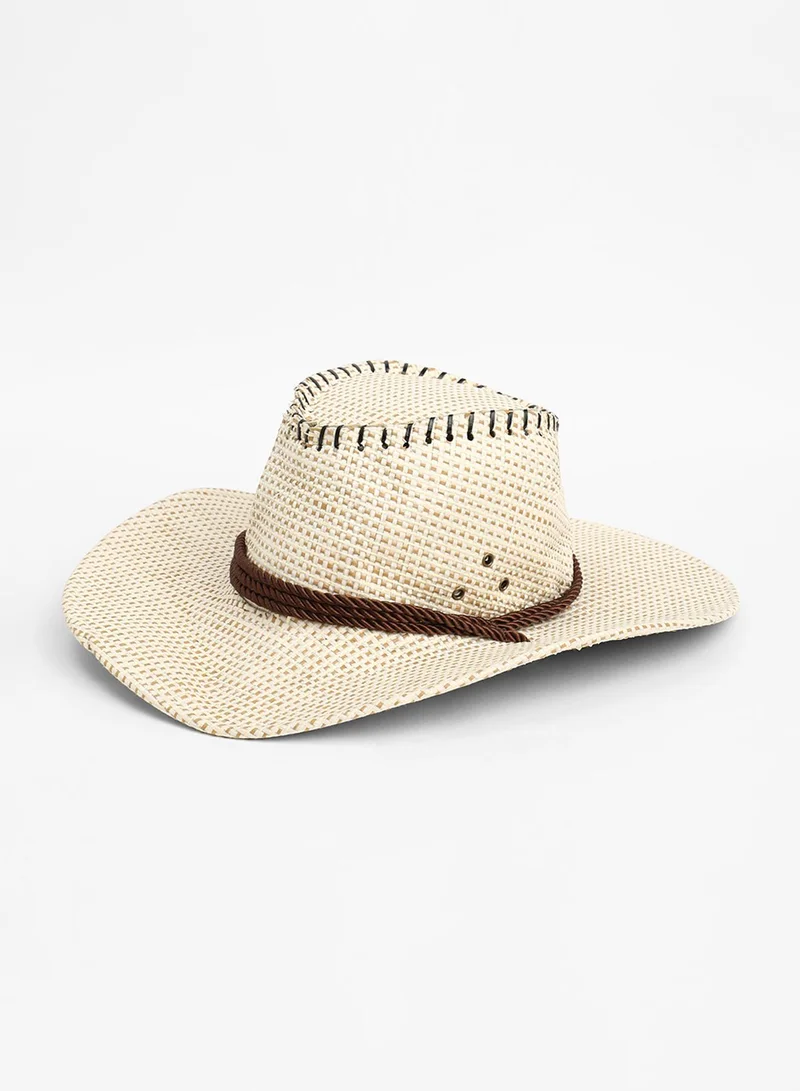 Haute Sauce Casual Textured Cowboy Hat For Women