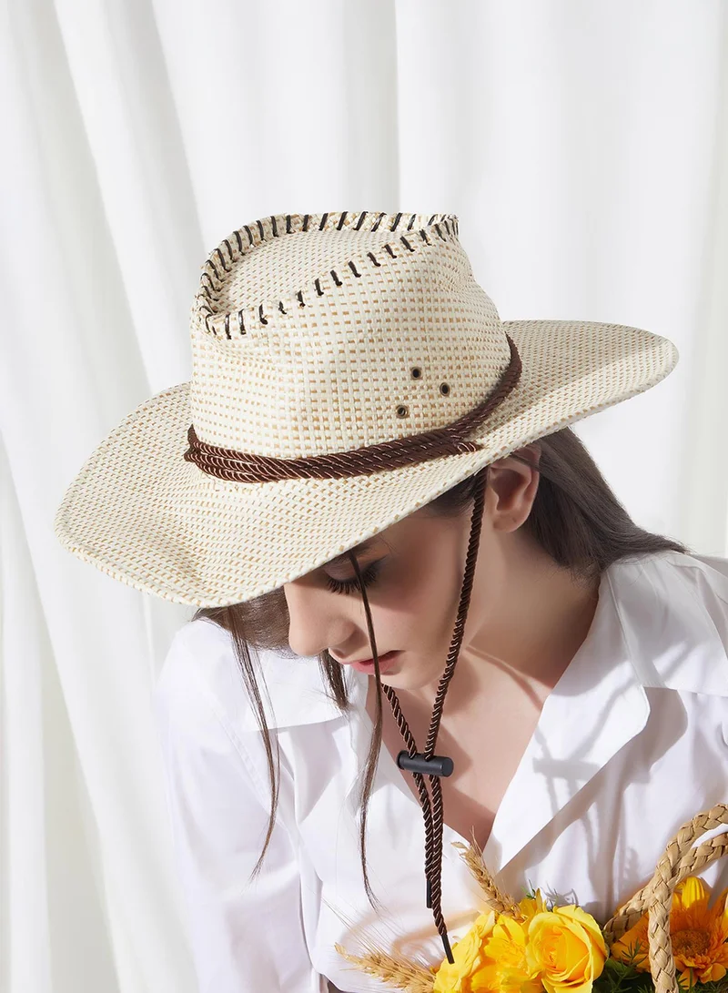 Haute Sauce Casual Textured Cowboy Hat For Women