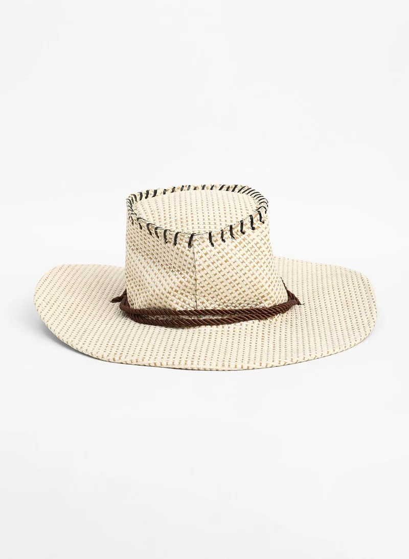 Haute Sauce Casual Textured Cowboy Hat For Women