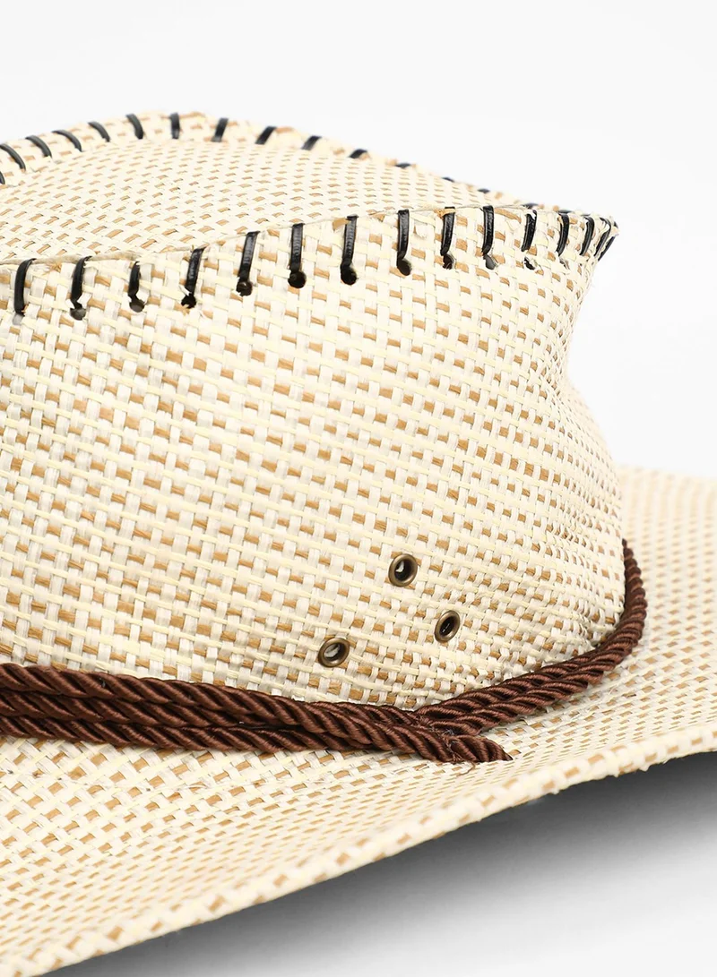 Haute Sauce Casual Textured Cowboy Hat For Women
