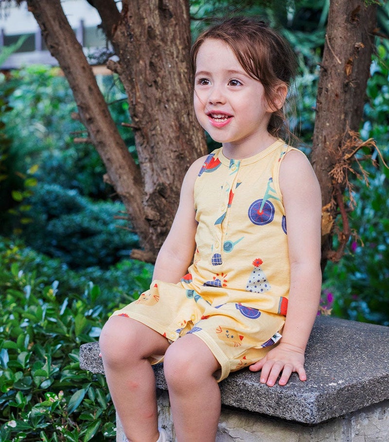 The Mom Store Captain Romper - Bicycle - Image 1