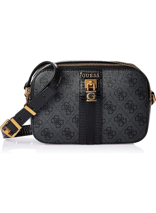 GUESS Guess Women's Ginevra Elite Society Satchel Bag with Top Handle and Detachable Shoulder Strap  - Image 1