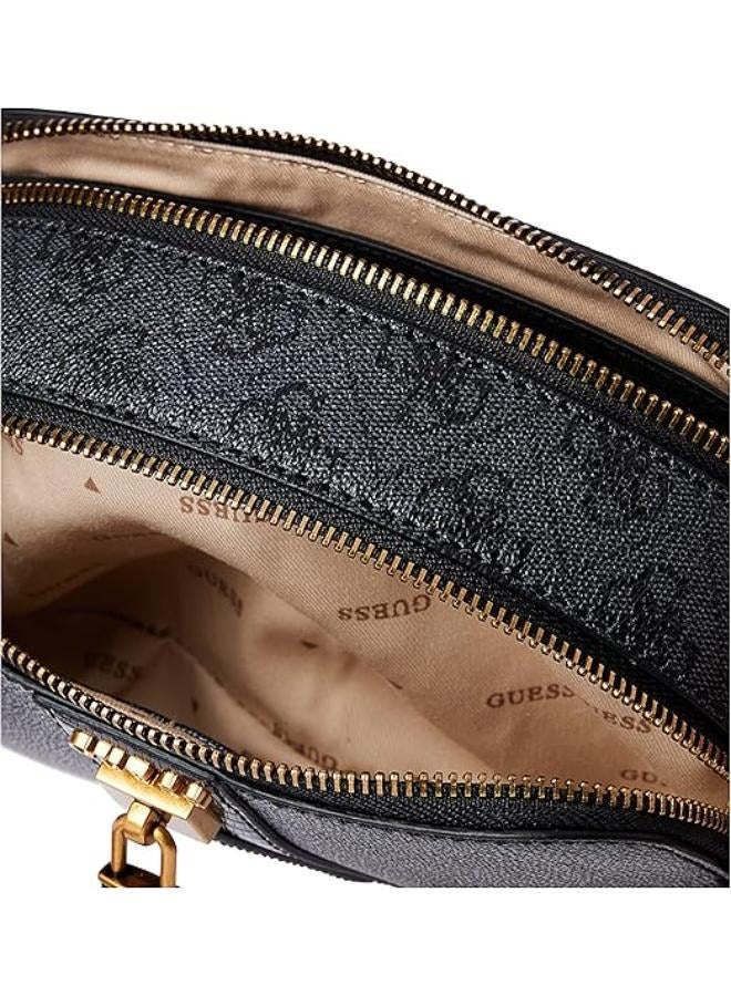 GUESS Guess Women's Ginevra Elite Society Satchel Bag with Top Handle and Detachable Shoulder Strap  - Image 3