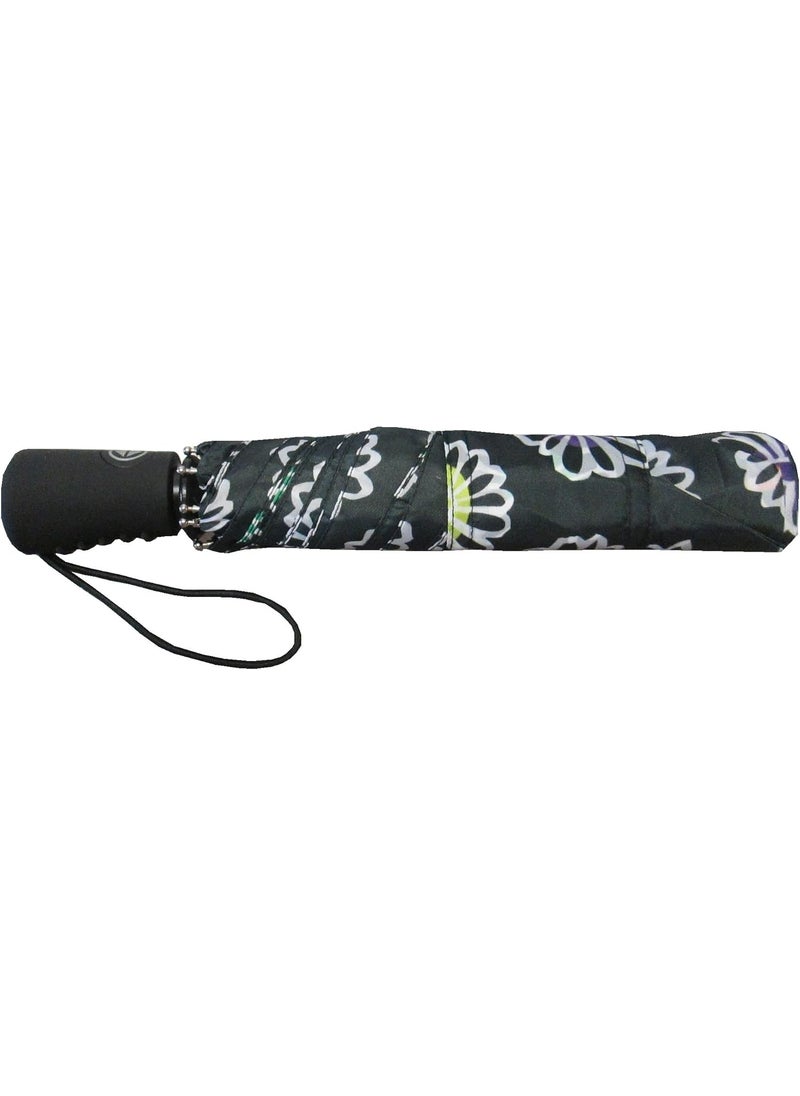 Totes - Totes Auto Open Auto Close Compact Umbrellamulticolor Floral - Image 1