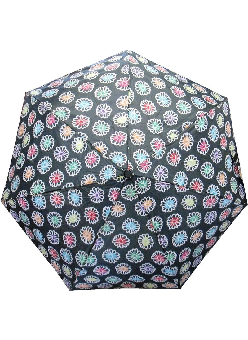 Totes - Totes Auto Open Auto Close Compact Umbrellamulticolor Floral - Image 1