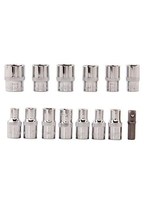 VATSAL VATSAL 46 in 1 Pcs Tool Kit Screwdriver Set and Socket Set Wrench Set 14 inch Drive Socket Set Multi Purpose Combination Tool Case Precision Socket SetMulticolour  - Image 5