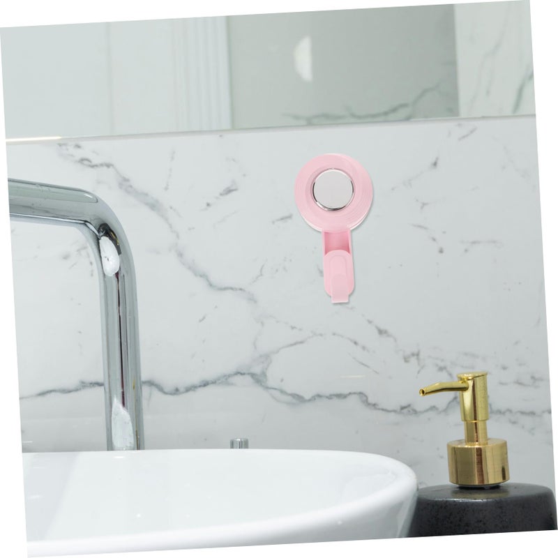 Pink Heavy Duty Cup Hooks Strong Adhesive No Drill Bathroom Kitchen Shower Wall Hangers - Image 4