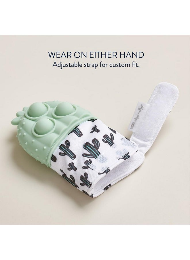 Itzy Ritzy Itzy Ritzy Popper Teether Mitt (Cactus)  - Image 3