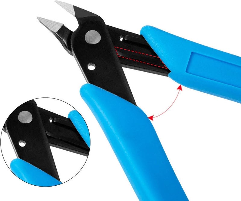 predolo Nail Art Scissors for Rhinestone And Nail Decoration Removal Tools, Blue - Image 4