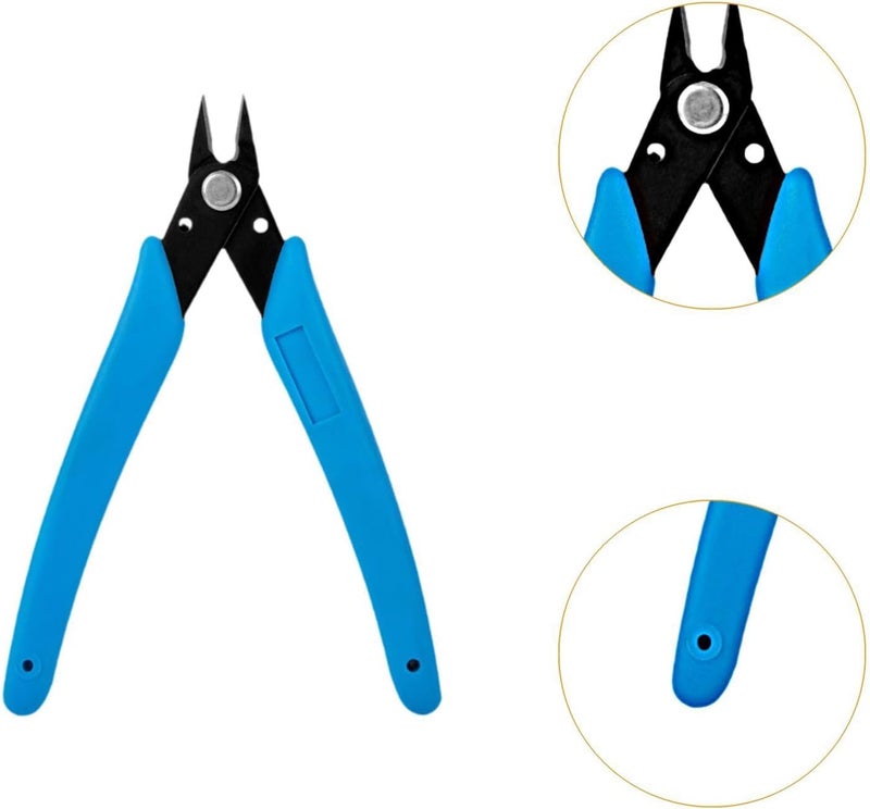predolo Nail Art Scissors for Rhinestone And Nail Decoration Removal Tools, Blue - Image 2