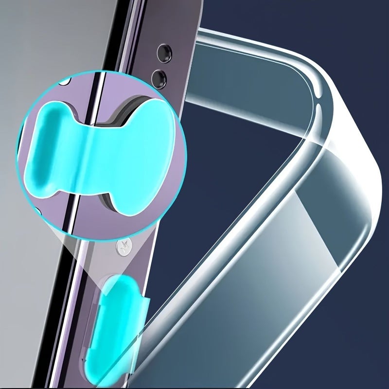 Type C Transparent Anti Loss Dust Plug for Phone Charging Port 2 Pack - Image 2