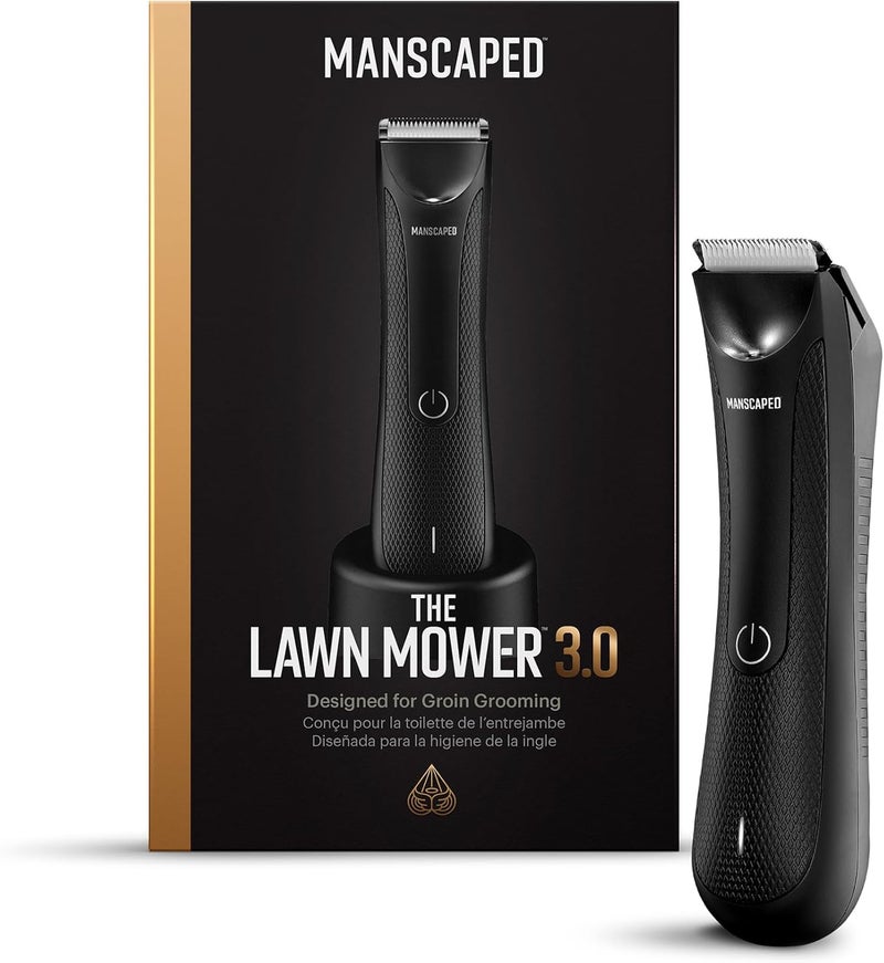 manscaped ® Electric Groin Hair Trimmer, The Lawn Mower® 3.0, Replaceable Ceramic Blade Heads, Waterproof Wet/Dry Clippers, Standing Recharge Dock, Ultimate Male Body Hair Razor - Image 1