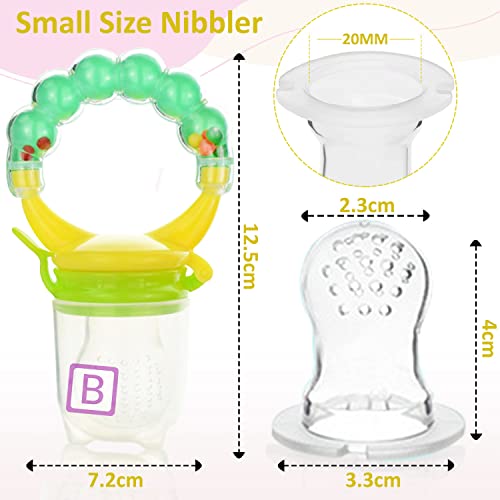 Bembika Baby Nibbler Ring Green Color, Baby Nibbler Pacifier, Baby Pacifier Food Nibbler, Baby Feeding Accessories Small Size (3-6 Months Baby) - Image 3