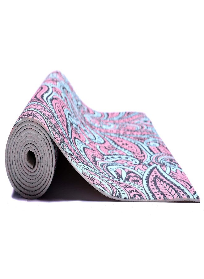 IRIS Premium Printed 5 mm Extra Thick Yoga Mat High Density 72 X 24 Inch Non Slip Eco-friendly Anti-Tear Floor Pilates Exercise Mat for Yoga, Workout, Fitness - Image 3