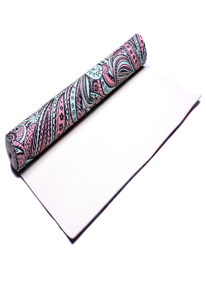 IRIS Premium Printed 5 mm Extra Thick Yoga Mat High Density 72 X 24 Inch Non Slip Eco-friendly Anti-Tear Floor Pilates Exercise Mat for Yoga, Workout, Fitness - Image 4