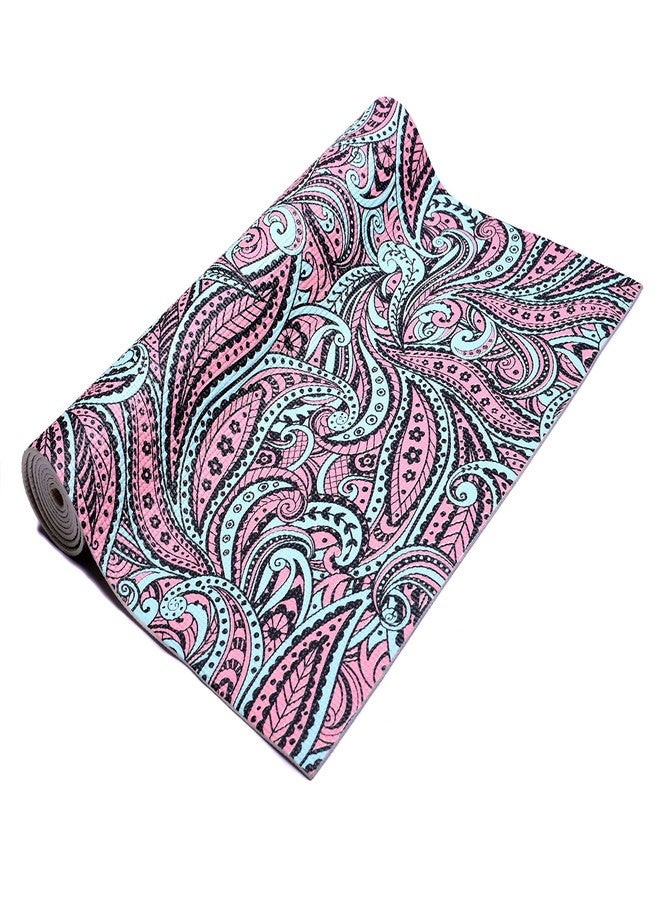 IRIS Premium Printed 5 mm Extra Thick Yoga Mat High Density 72 X 24 Inch Non Slip Eco-friendly Anti-Tear Floor Pilates Exercise Mat for Yoga, Workout, Fitness - Image 1