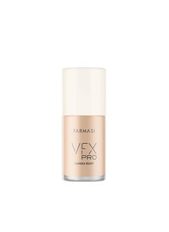 FARMASI FARMASi Vfx Pro Foundation, Full Coverage Liquid Cream, Lightweight Long Lasting Coverage, Breathable Skin Moisturizer with Color True Matte Blending, Face Makeup, 1 fl. oz / 30 ml - Cool Light 01  - Image 1
