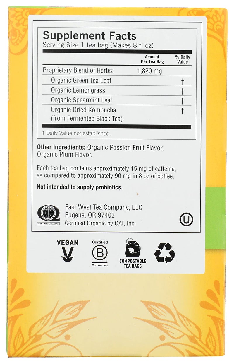 Yogi Tea Green Tea Kombucha Organic, 16 Count, 32 gm - Image 4