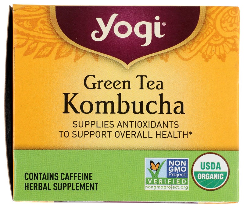 Yogi Tea Green Tea Kombucha Organic, 16 Count, 32 gm - Image 5