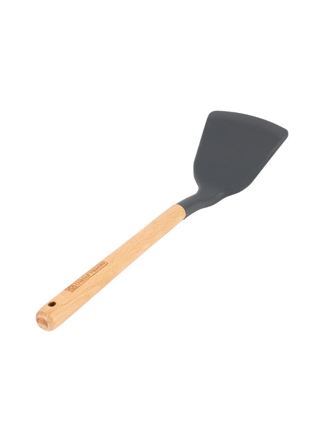 Royalford Non-Stick Silicone Heat-Resistant Spatula Turner RF12748 Serving Eggs Omelette Pancakes Fish Burgers Kitchen Utensils Dishwasher Safe Turner 32cm x 8.5cm Multicolor - Image 5