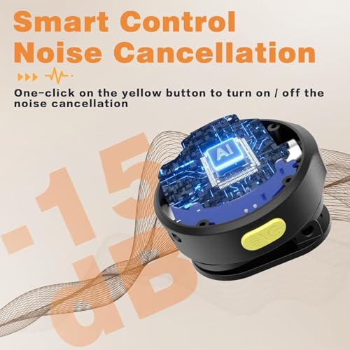 AMBLIC New Dual Wirless Mic for Youtubers Video Recording & Live Streaming | Noise Cancellation with 164Ft Mic for Vlogging, Singing, Plug-Play, DSLR Compatible with All Smartphones & Other Devices - Image 3