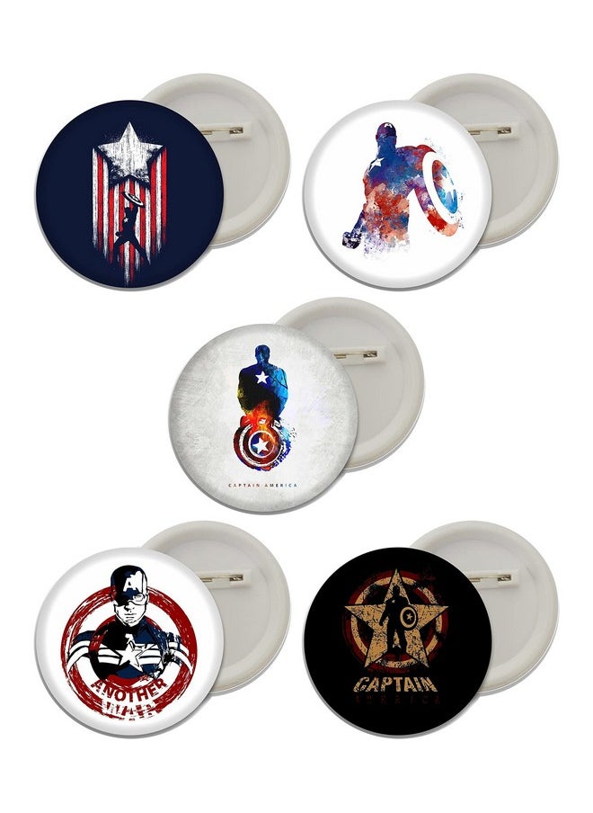 D2c D2c Marvels Avengers Button Badges (Captain America)  - Image 1