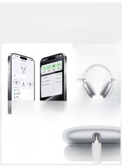 Generic Huaqiang North 2024 IPhone 15 Wireless Noise Reduction Sports Max Headset Bluetooth Earphones Suitable For Apple/Mac-Color:Silver | Ultimate Edition  - Image 4