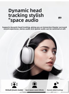 Generic Huaqiang North 2024 IPhone 15 Wireless Noise Reduction Sports Max Headset Bluetooth Earphones Suitable For Apple/Mac-Color:Silver | Ultimate Edition  - Image 5