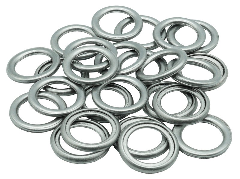 Dsnaduo 25 PCS Stainless Steel Transmission Drain Plug Gasket, Oil Crush Washer Fit 4Runner Sequoia Tacoma Tundra Lexus RAV4,GS450H, IS250/350, LS430/460 Replace 35178-30010 Fits M12 - Image 2
