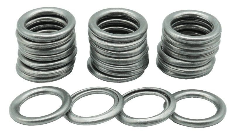 Dsnaduo 25 PCS Stainless Steel Transmission Drain Plug Gasket, Oil Crush Washer Fit 4Runner Sequoia Tacoma Tundra Lexus RAV4,GS450H, IS250/350, LS430/460 Replace 35178-30010 Fits M12 - Image 1