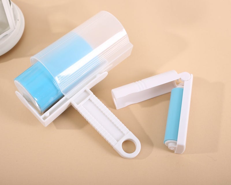 iLifeTech Reusable Sticky Picker Set Cleaner Lint Roller Pet Hair Remover Brush, Blue - Image 3