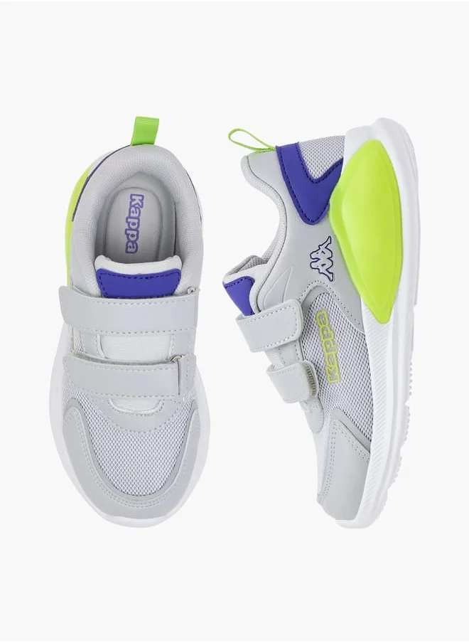 كابا Boys' Logo Detail Sports Shoes with Hook and Loop Closure