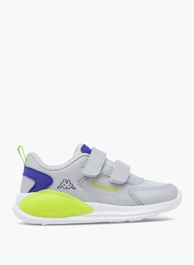 Kappa Boys' Logo Detail Sports Shoes with Hook and Loop Closure