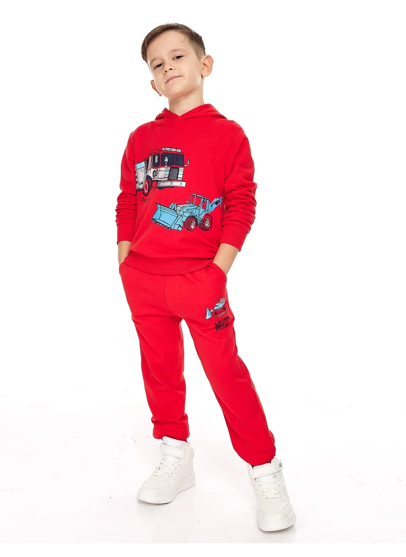 victor and jane Boys 2-Piece Graphic Printed Hoodie and Jogger Set