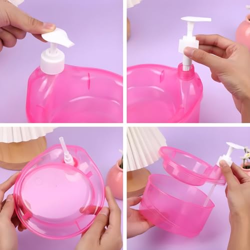 Oblivion Soap Dispenser – 2-in-1 Soap Pump Dispenser with Dish Sponge Holder, Multi-Functional Double Layer Liquid Organizer for Kitchen Sink Countertop and Plastic Bathroom Accessories (Pack of 1) - Image 5