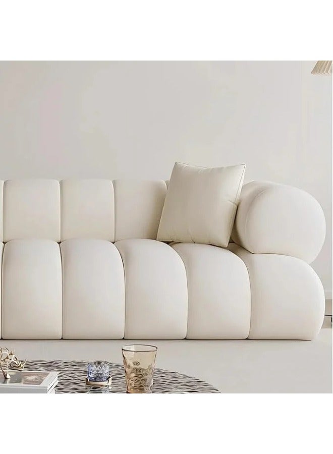 KUSTOMDECO Auburn Fleece Fabric Overstuffed Multifunction Sofa - Customizable Sectional Sofa for Living Room, Premium Upholstery, L-Shape Design - Image 2