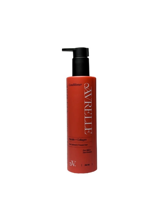 AVRELLE KERATIN + COLLAGEN MOISTURIZING CONDITIONER FOR COLORED AND TREATED HAIR250ml