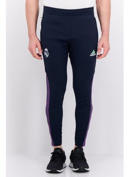 Men Sportswear Fit  Brand Logo Training Pants, Navy Blue