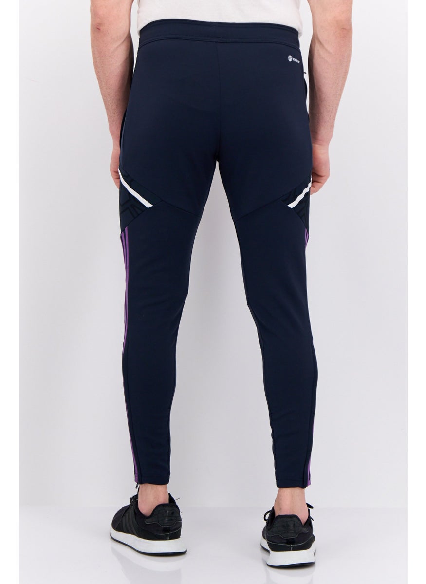 Adidas - Men Sportswear Fit  Brand Logo Training Pants, Navy Blue - Image 1
